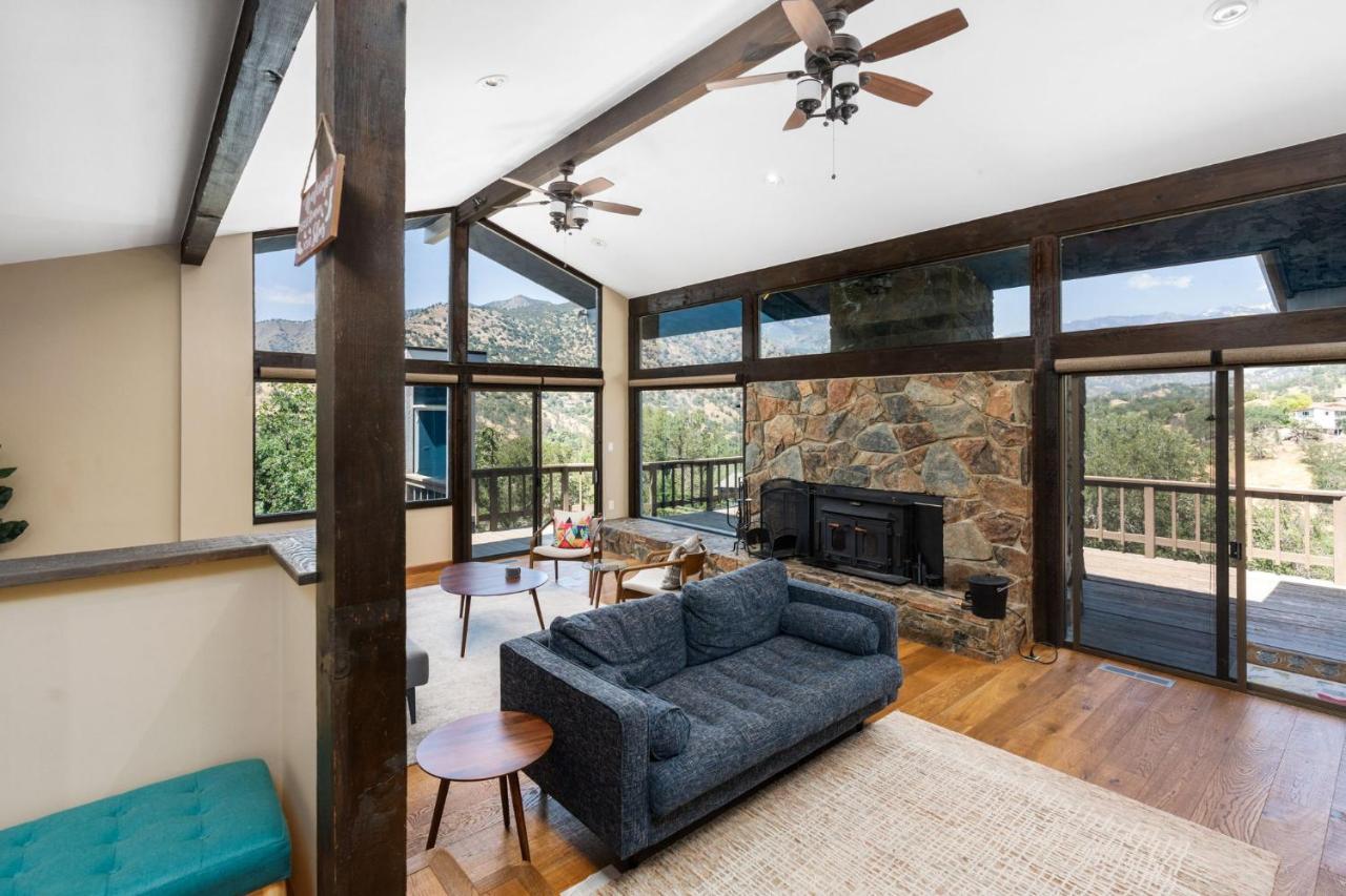 Mountain View, Hot Tub, Open Kitchen, 10M To Sequoia Villa Three Rivers Ngoại thất bức ảnh